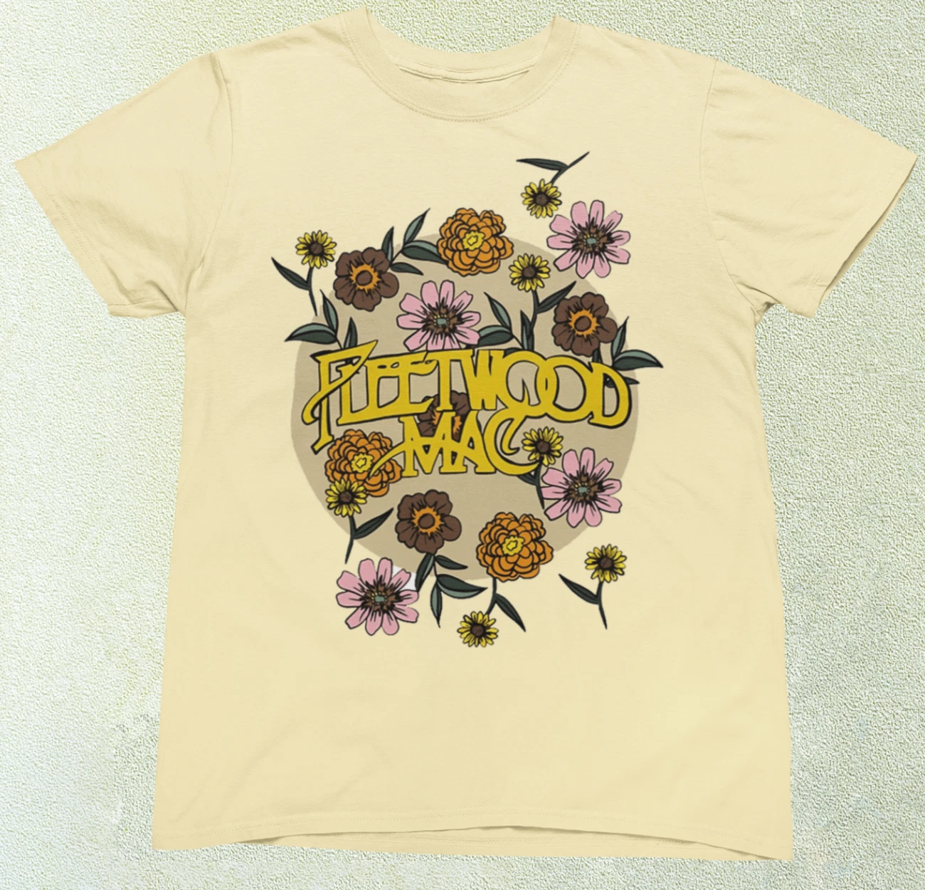 Fleetwood Mac Floral Flowers T shirt - Retro Vintage Rock - Premium Quality
Opens in a new window or