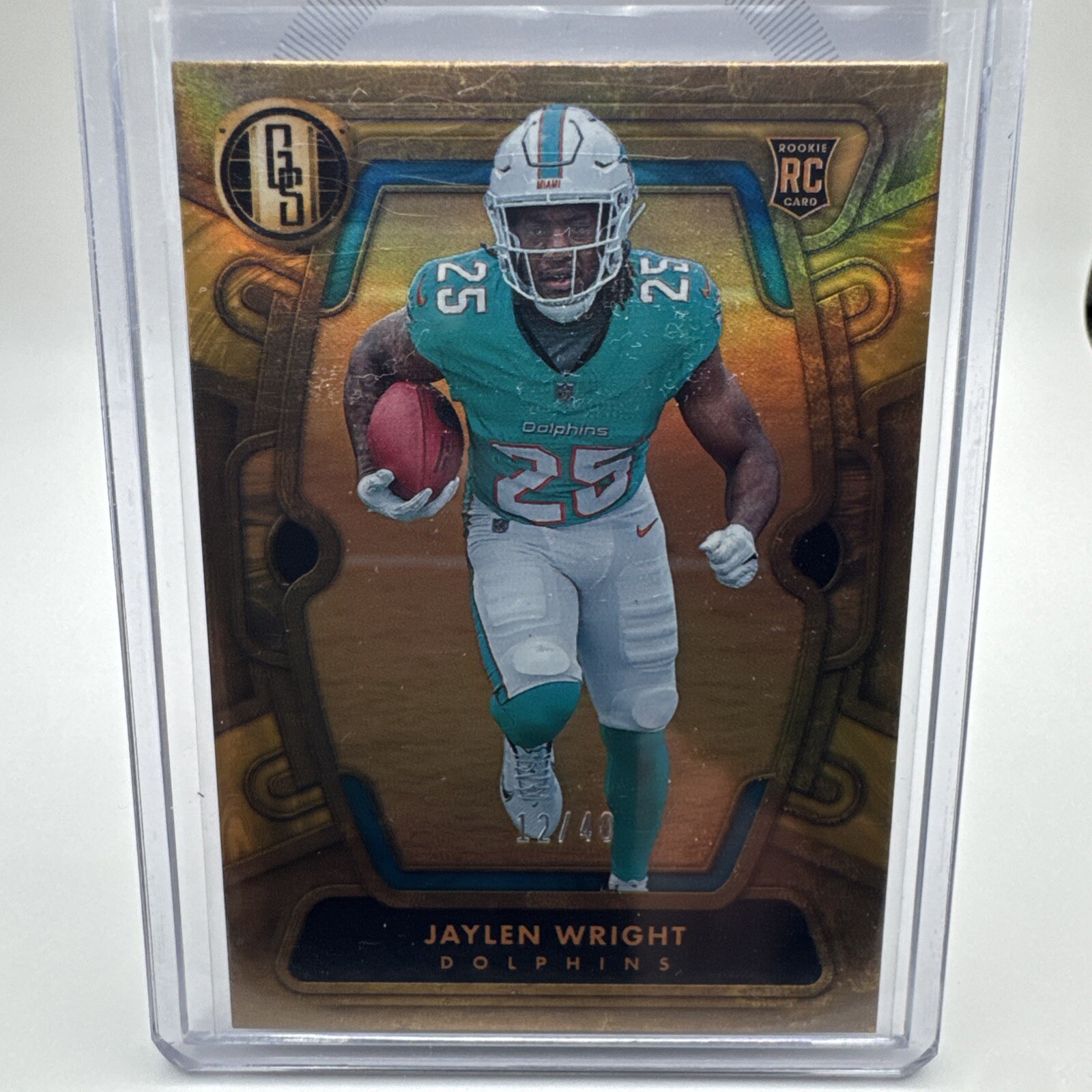 2024 Gold Standard Football Jaylen Wright #158 Citrine Parallel /40