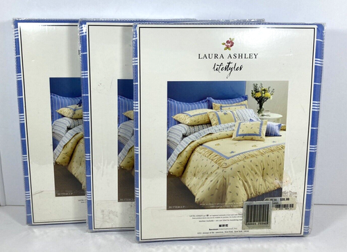 3 LAURA ASHLEY LIFESTYLES 87"" x 16"" Blu Righe Bianche NUOVE Camicia VALANCES - Foto 4 di 4