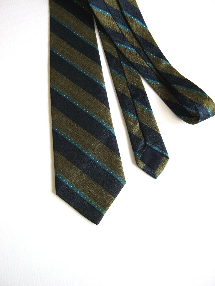 Cravate Homme ALTEA Milano - Soie Noire Et Blanc, Large, Made In Italy, Neuve
