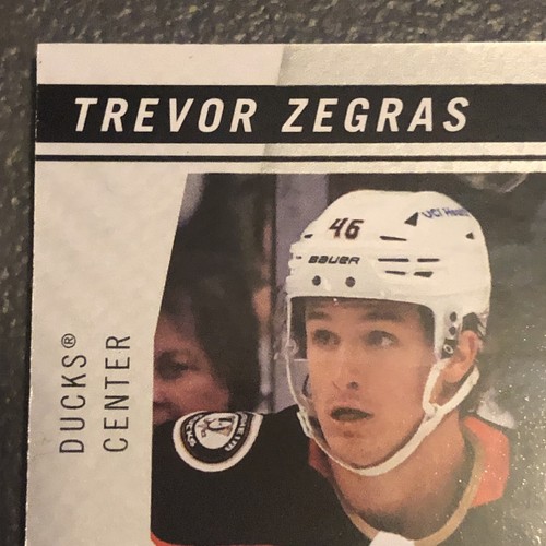 ML 2021-22 Trevor Zegras SP Game Used ROOKIE DRAFT PATCH Upper Deck - Picture 9 of 10