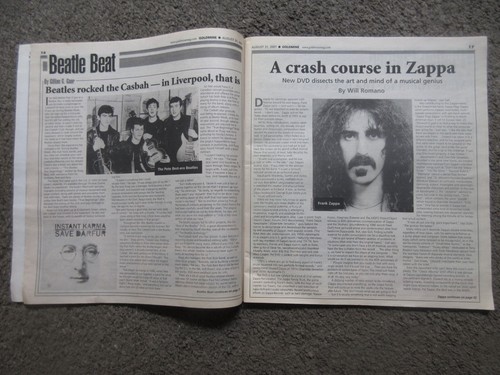 GOLDMINE MAGAZINE "MOTOWN-LOST TREASURES" AUG. 2007 ISSUE 707 ZAPPA+RASPBERRIES - Picture 5 of 12