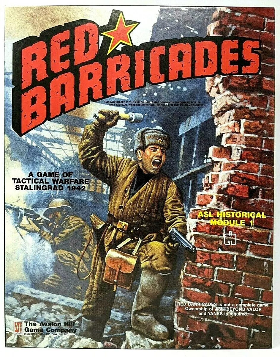 Red Barricades: ASL Historical Module 1 - Avalon Hill - UNPUNCHED