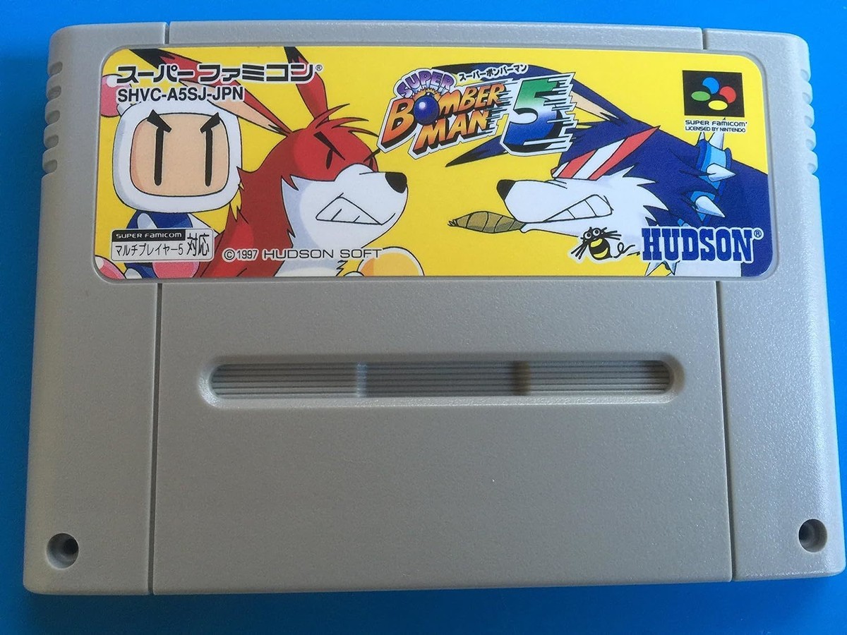 Hudson Super Bomberman SUPER FAMICOM SHVC-A5SJ JP