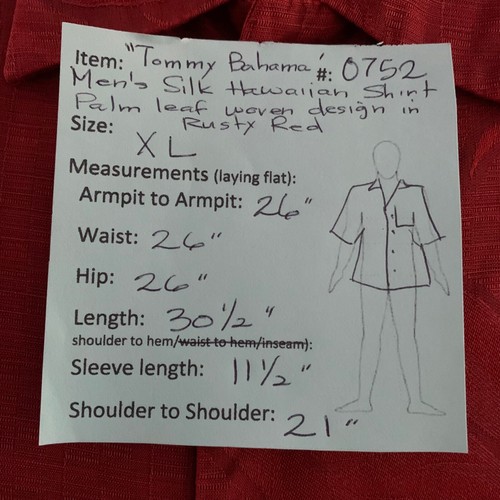 Tommy Bahama Silk Hawaiian Aloha Men’s Shirt size XL - Picture 11 of 12