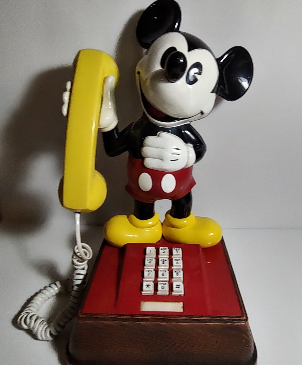 Vintage 1979 Walt Disney's Mickey Mouse Telephone | eBay UK