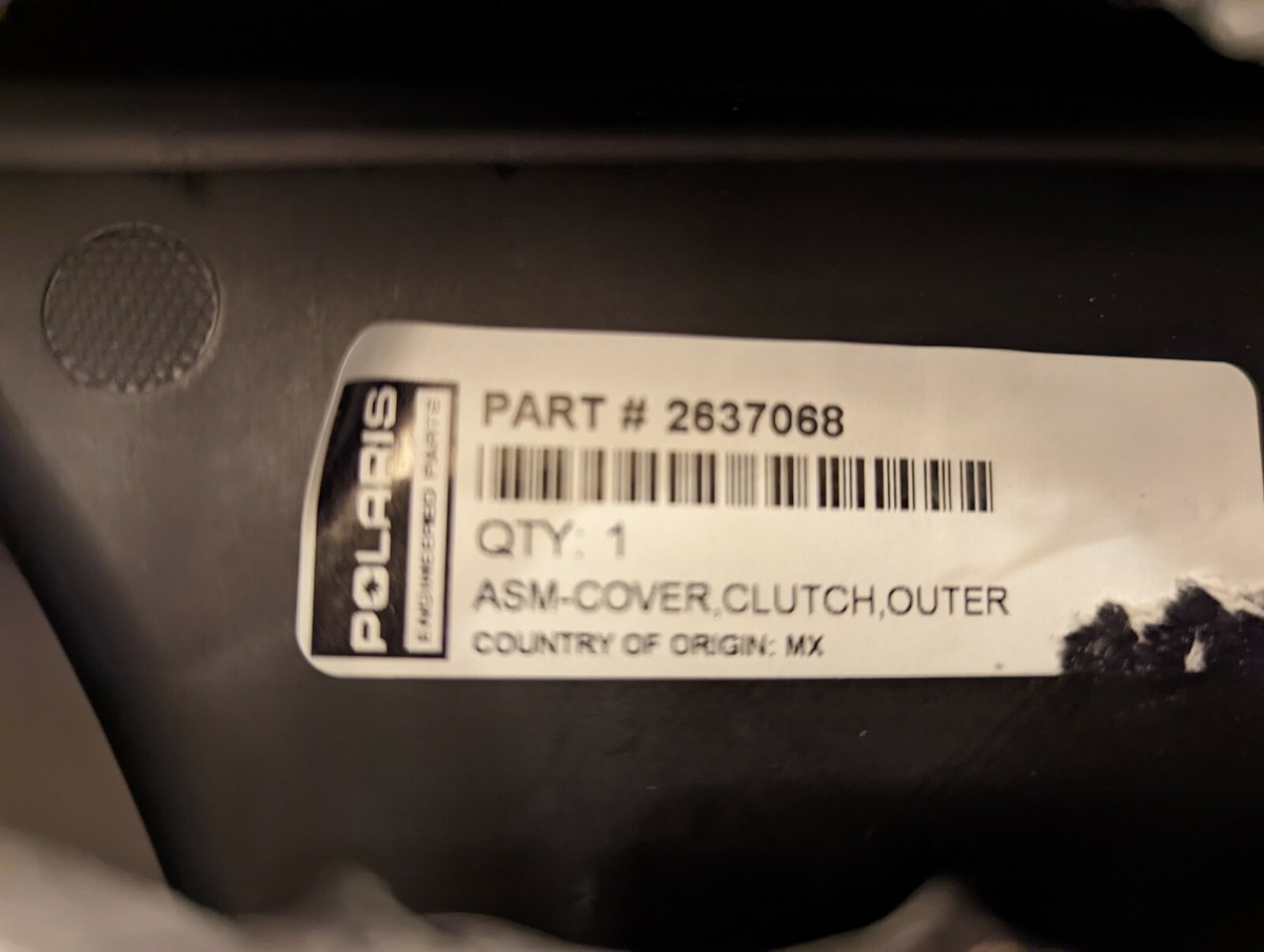Polaris Outer Clutch Cover Assembly Genuine OEM Part 2637068 for