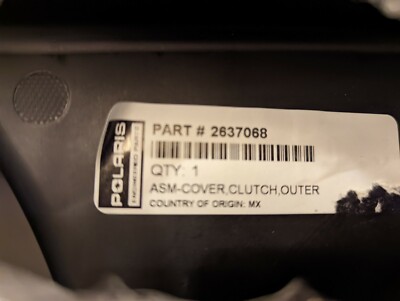 Polaris Outer Clutch Cover Assembly Genuine OEM Part 2637068 for
