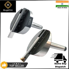 4" Fly Cutter with TNMG16 Carbide Indexable Tip & HSS Tool Bit