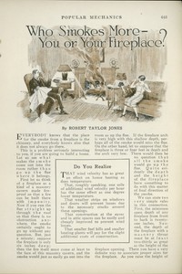 1925 Magazine Article How Your House Chimney Should Work Smoke