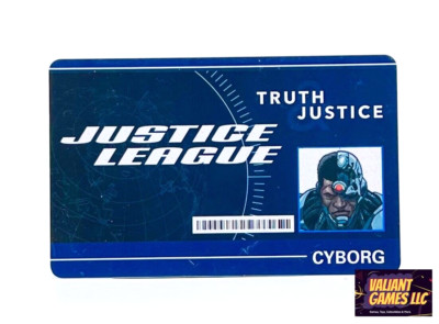 DC Heroclix Cyborg ID Card #WFID-015 Worlds Finest Set