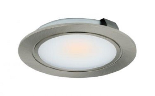 Ormar 12v, 3w, LED Recessed Light, brushed nickel, 6000K, DLC-SS-CW-TOP LEYTON