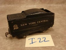 I22B VINTAGE MARX O SCALE ENGINE TENDER NEW YORK CENTRAL 4-WHEEL TIN MARLINES