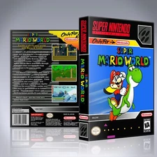 SNES Case - NO GAME - Super Mario World