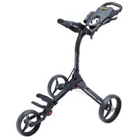 Bag Boy Golf Compact 3 Matte Black Silver Pull Cart Bag Boy Golf Compact 3 Matte Black Silver Pull Cart