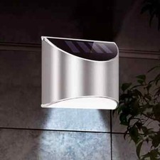 Solar Wall Lights Up & Down Waterproof Outdoor Garden Fence Lamp Yard Decor