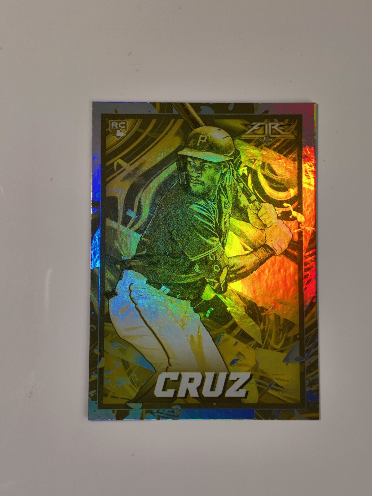 2022 Topps Fire Oneil Cruz Gold Minted Rookie Card RC #133 - Pittsburgh Pirates