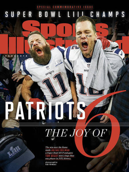 Patriots Super Bowl LIII Champs Sports Illustrated Cover Poster
