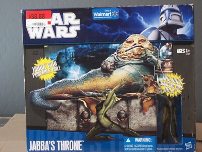 Hasbro 2010 Star Wars Walmart Exclusive Jabba the Hutt Throne with