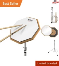 Portable RealFeel Attacktile Drum Pad Kit with Stand & ProMark Sticks - 6.64 lbs