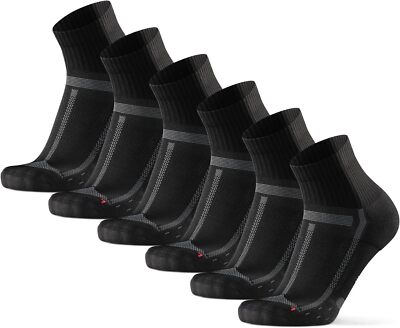 DANISH ENDURANCE Long Distance Running Socks, Quarter