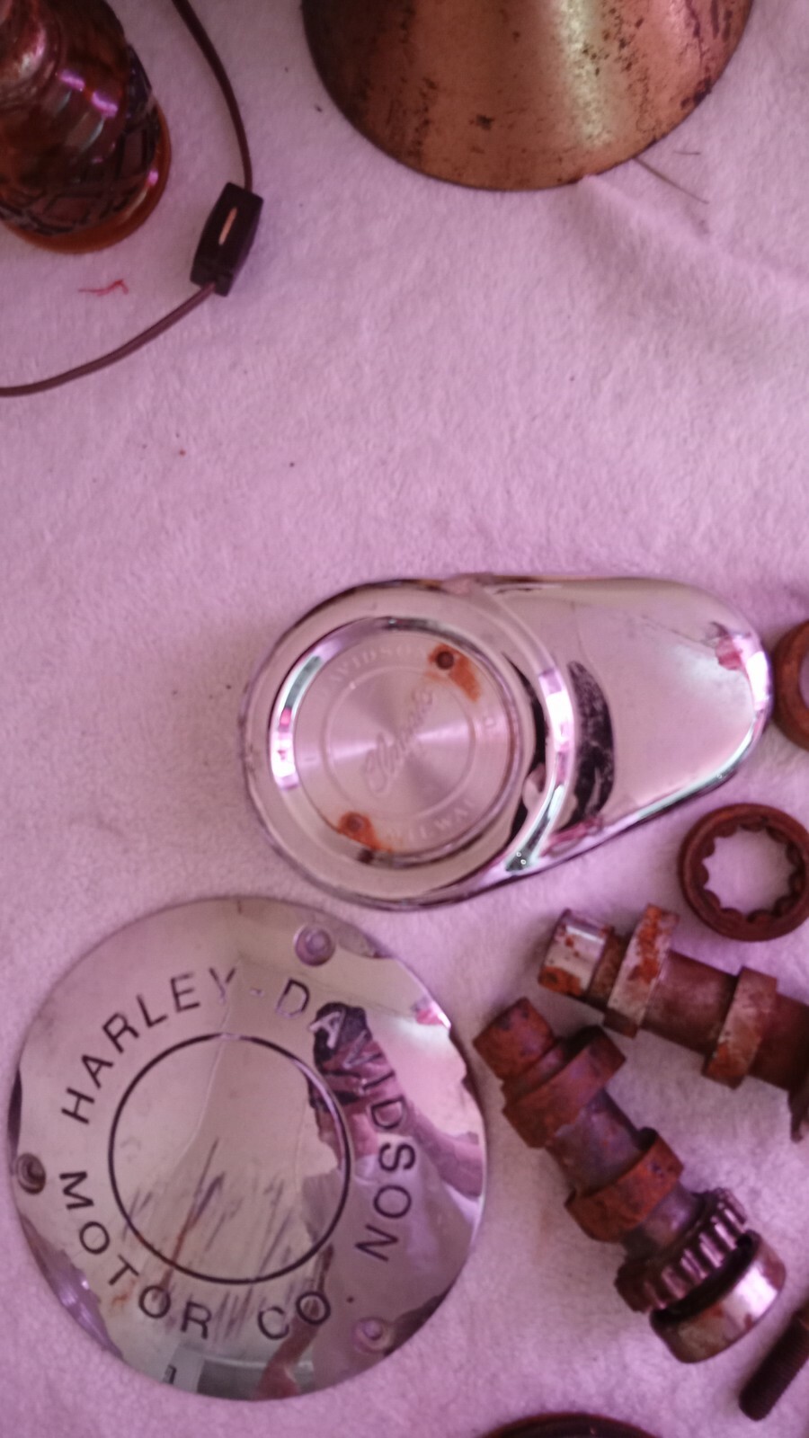 Lot of Harley Davidson Misc. Motorcycle Parts eBay