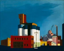 J. Francis Criss : Waterfront  : Archival Quality Art Print