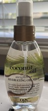 OGX Nourishing Coconut Oil Weightless Hydrating Oil Mist, 4 Ounce Spray Bottle,