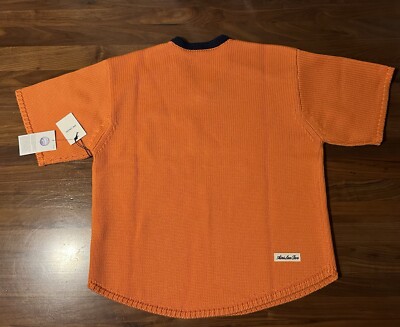 Aime Leon Dore ALD New York Mets Short-Sleeve Knit V-Neck Sweater