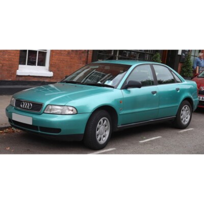 CUFFIA LEVA CAMBIO AUDI A4 B5 IN SIMILPELLE NERO CON CUCITURE A RILEVO BLU