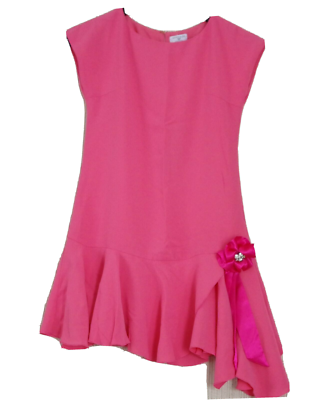 monnalisa pink dress Monnalisa - Girls Pink Glittery Tulle Dress