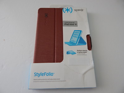 New Speck Product StyleFolio Case & Stand for iPad Mini 4 Nickel Slate