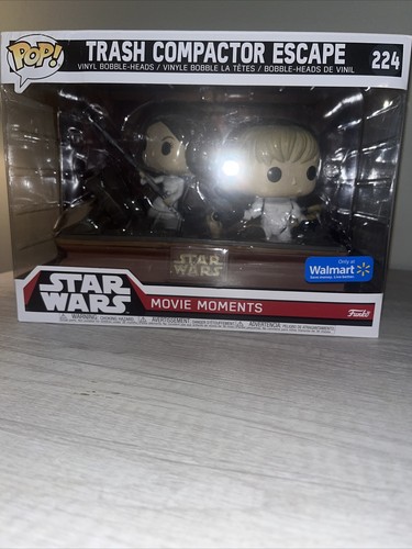 Lot Funko Pop Star Wars Movie Moments – Cloud City Duel + Trash Compactor - Collection