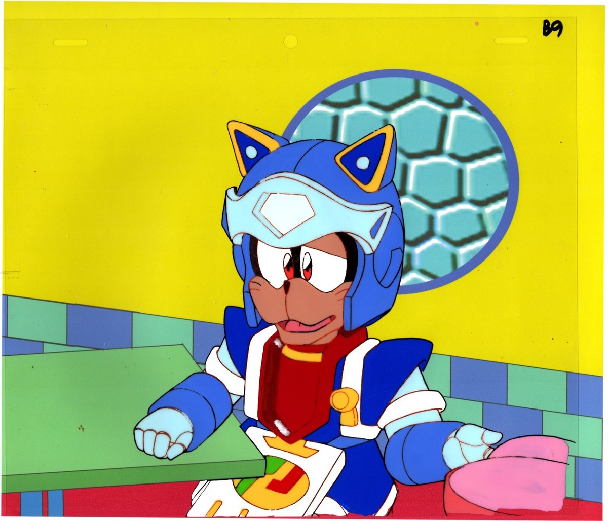 Samurai Pizza Cats GUIDO ANCHOVIE Animation Cel +Printed