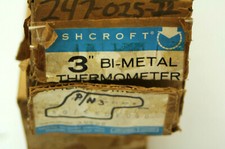 Aschroft 50-550F 3" Bi-Metal Thermometer New