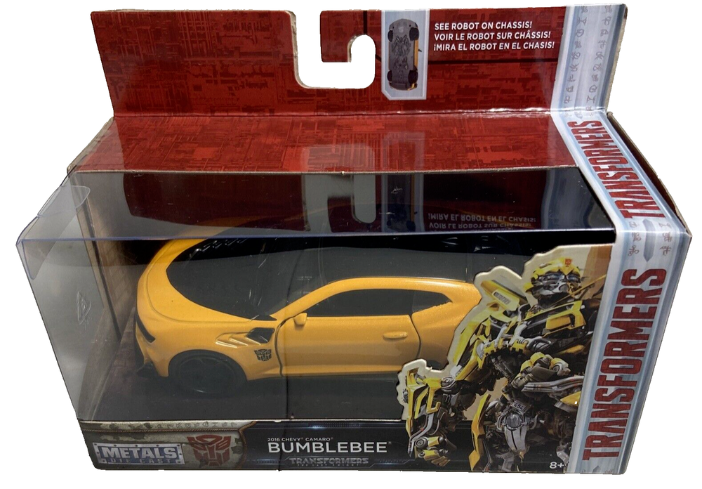 Jada Metals Hollywood Rides Transformers Bumblebee 2016 Chevy Camaro 1/32 scale