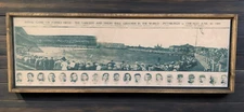 Antique Style 1909 Forbes Field Pirates Wagner Panoramic Photo on Wood 12x36