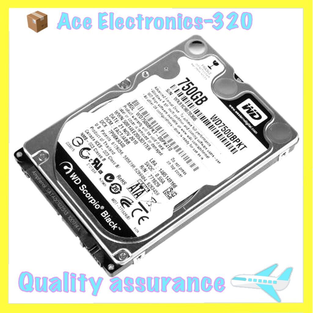 HDD 750GB 7200RPM SATA RAW 2.5