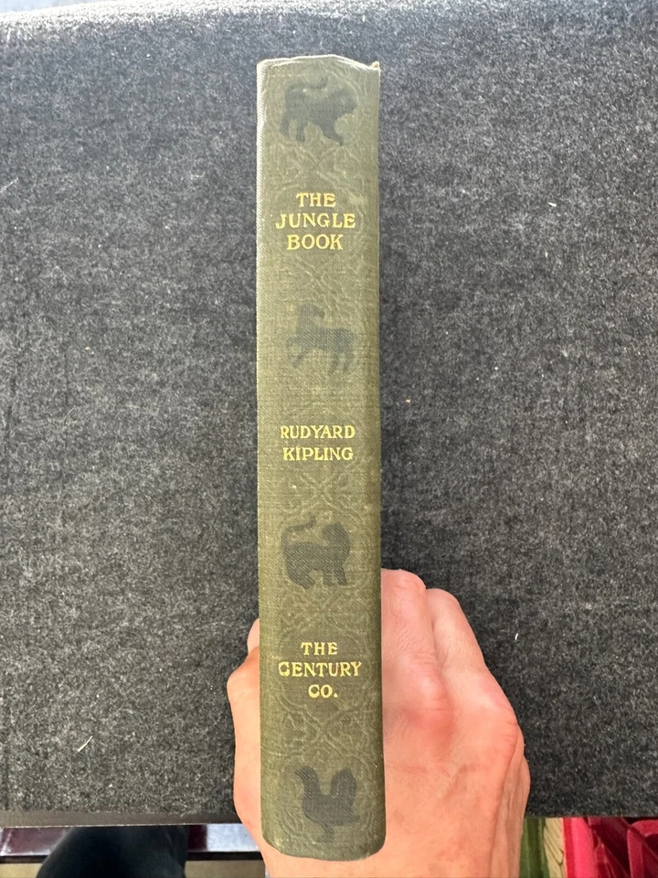 1900 - THE JUNGLE BOOK by Rudyard Kipling - A VERY NICE COLLECTIBLE EDITION! VTG Foto 2 de 4