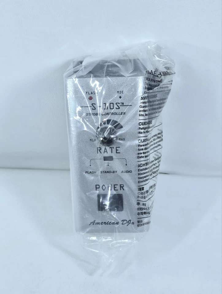 American DJ S-10S Strobe Controller With 2  25' Audio Cables  - Image 2 of 4