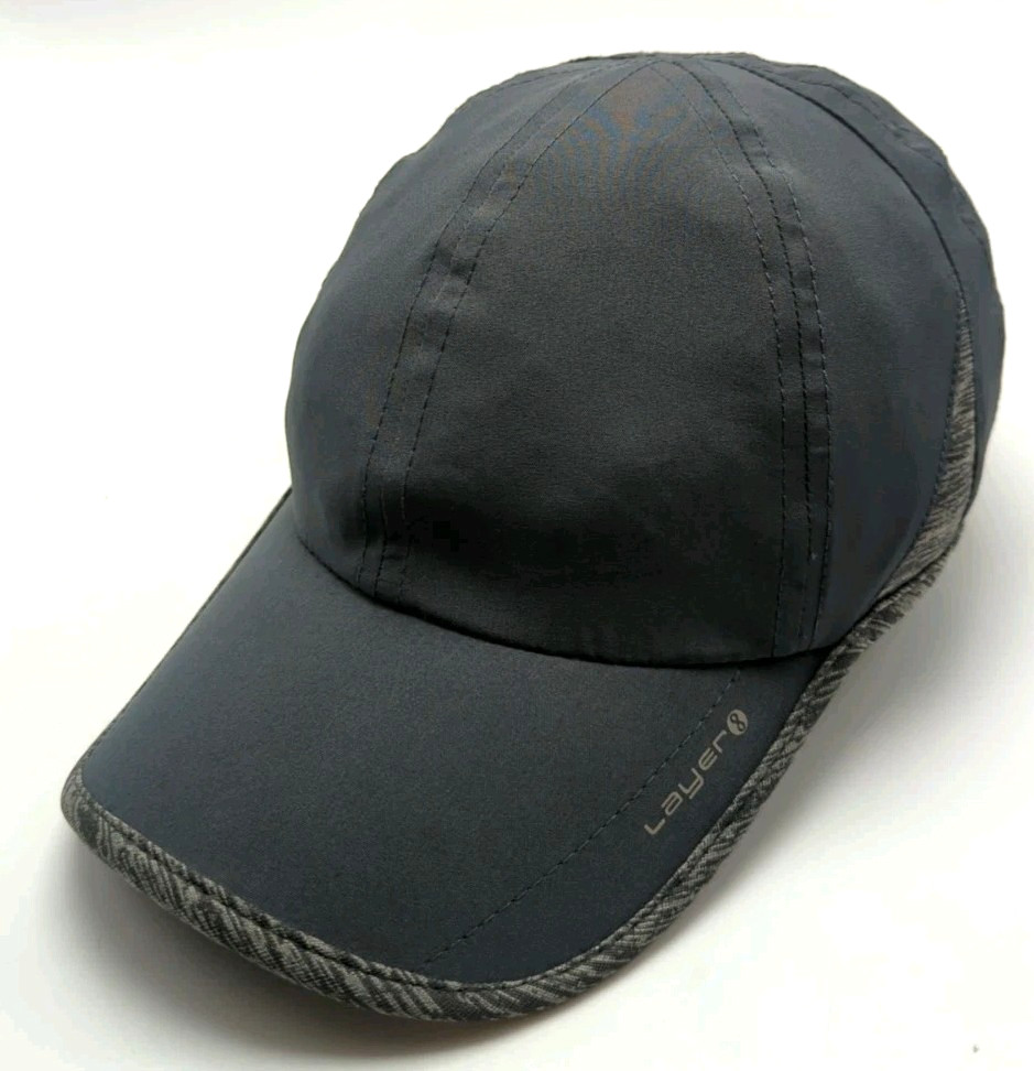 LAYER 8 hat lightweight gray adjustable cap - image 1