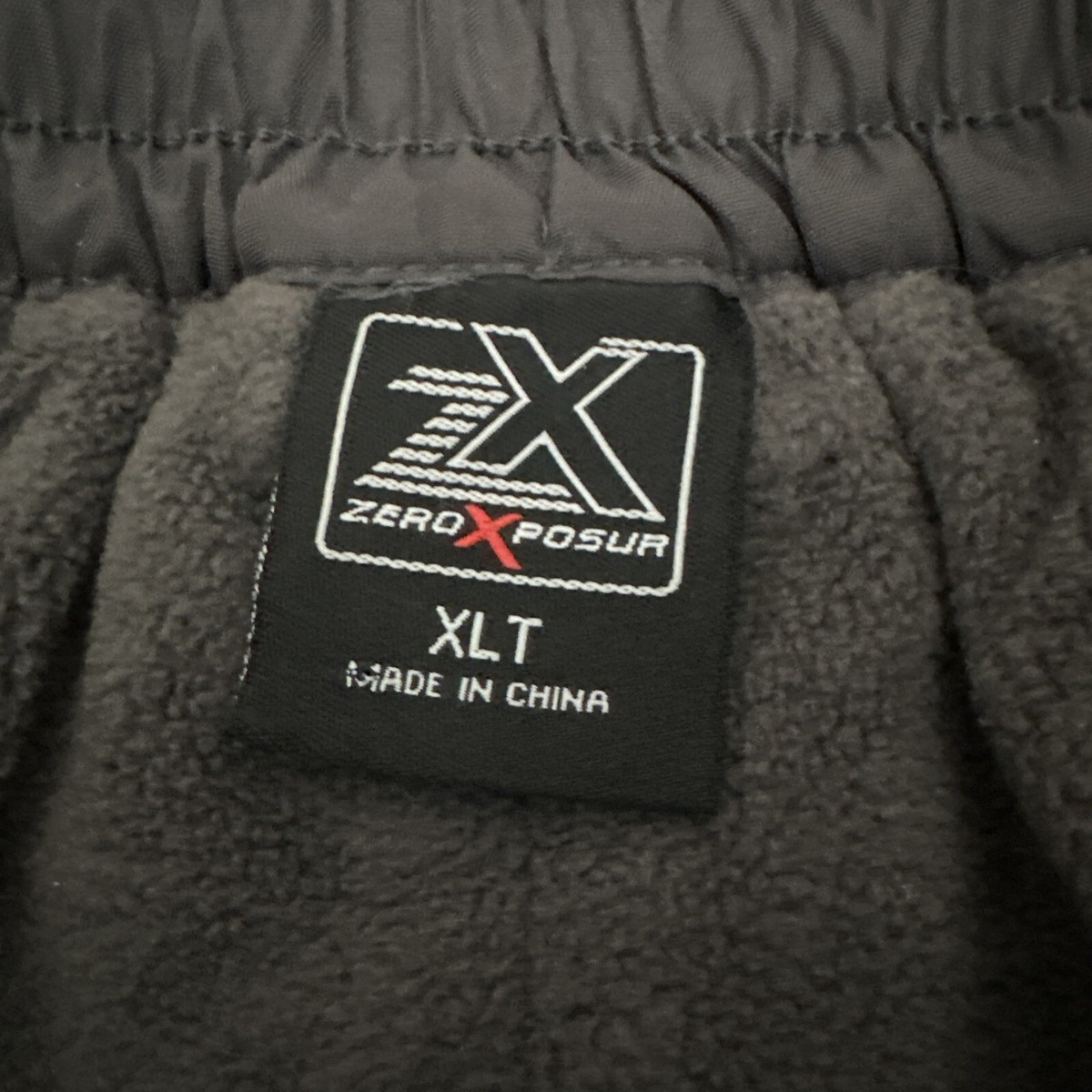 Zeroxposur Men's Snow Pants Fleece Lining Ankle Zip Cargo Pocket