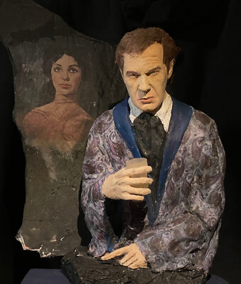 Vincent Price AIP Morella  Tales of Terror portrait bust torso statue custom