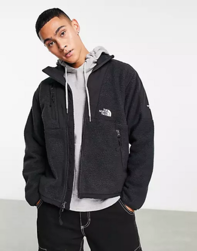 Mens The North Face Denali Novelty 94 Retro Zip Sherpa Fleece Coat Jacket New - Picture 2 of 4