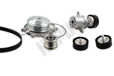HEPU PK15130A Water Pump + V-Ribbed Belt Set for MERCEDES-BENZ