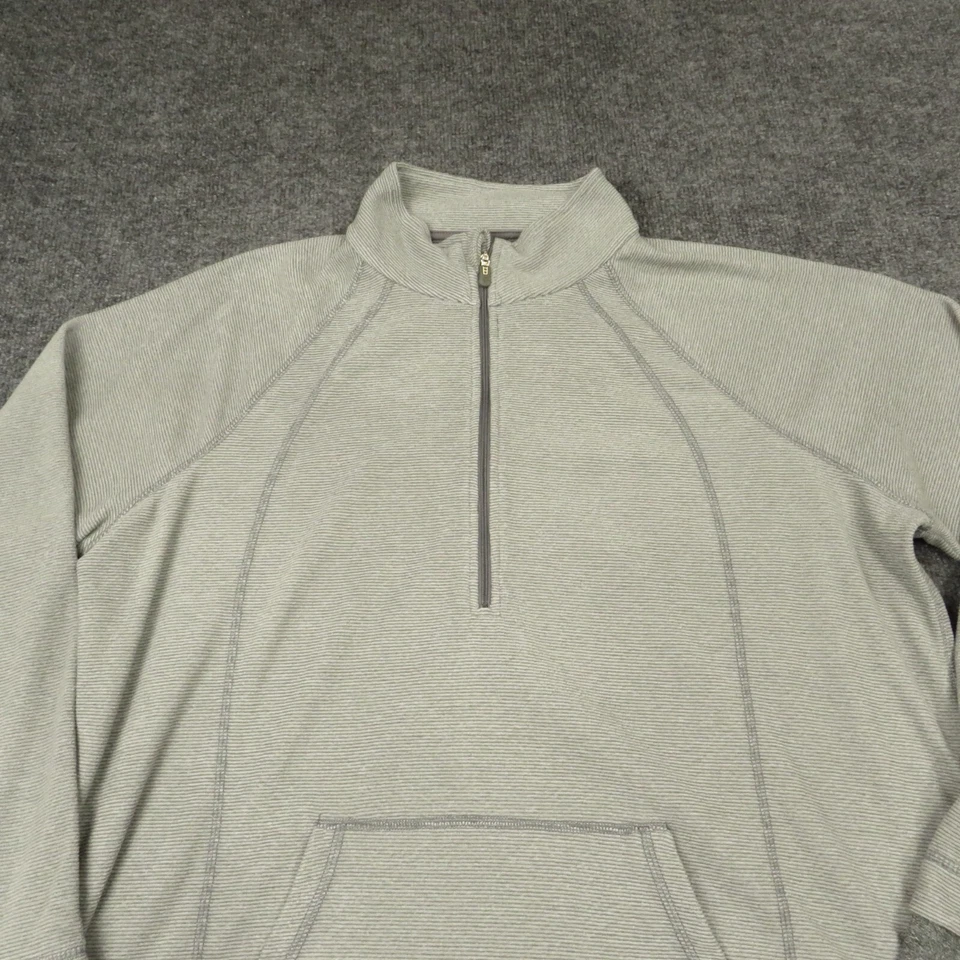 Sudadera Tek Gear Para Hombre Extra Grande Gris Manga Larga 1/4 Cremallera Cuello Bolsillo Foto 2 de 4