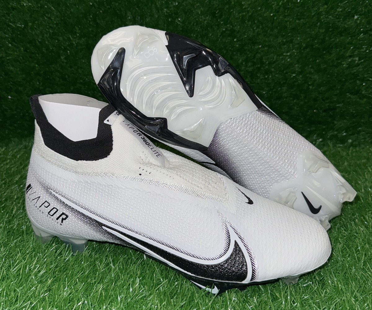 Nike Vapor Edge 360 Elite Football Cleats White Black Size  display picture 1
