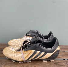Adidas Predator PowerSwerve TRX FG Gold Soccer Cleats Size 9