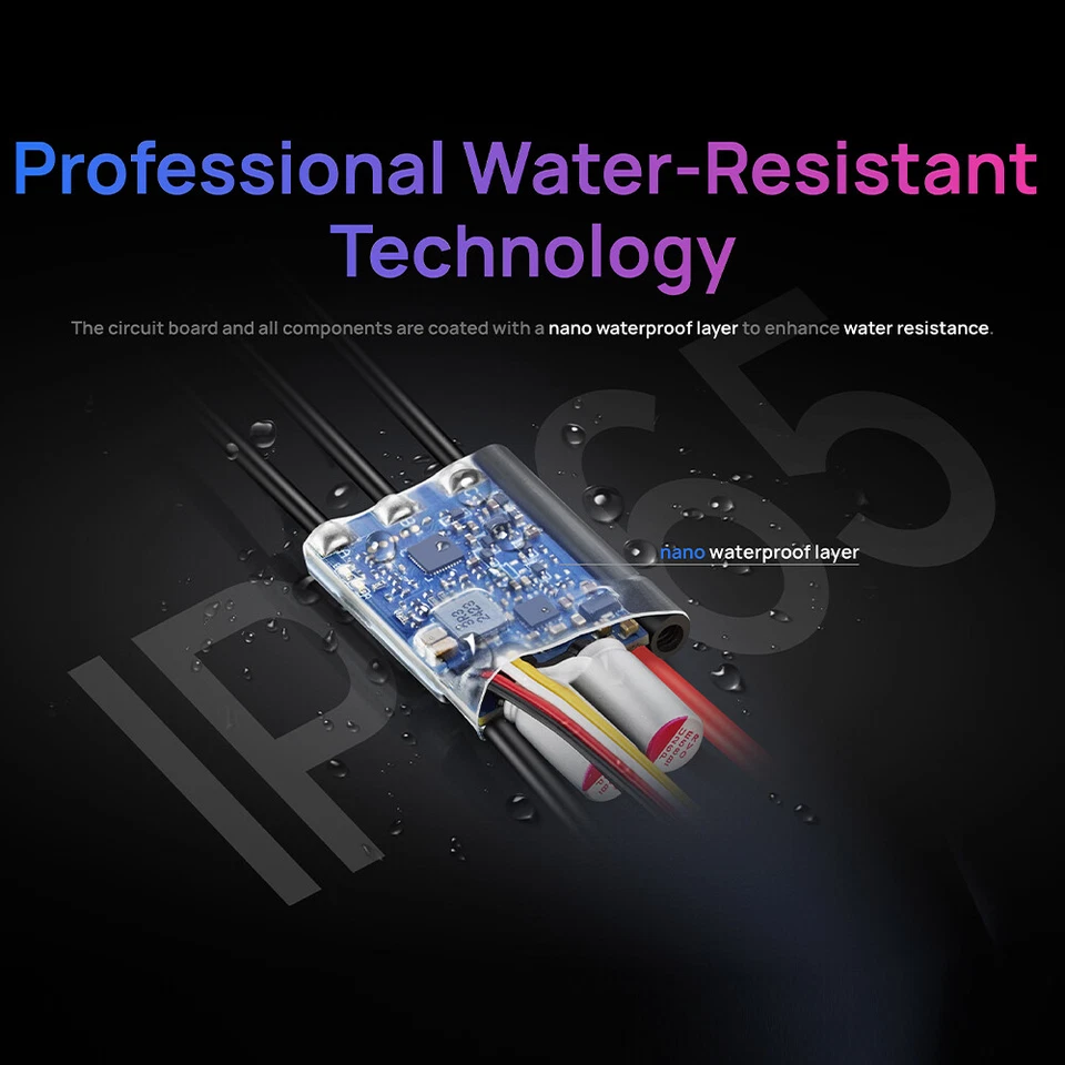 Hobbywing Seaking Pro 70A Brushless ESC 2-4S for Mini ECO Mono Hydro RC Boat - Image 4 of 4