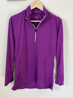 Title Nine Purple Pullover Long Sleeve Athletic Top Size Large
